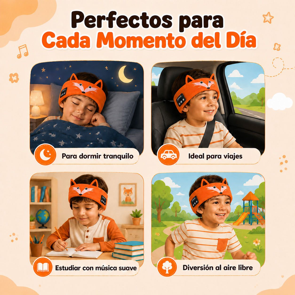 Audífonos Bluetooth para Niños